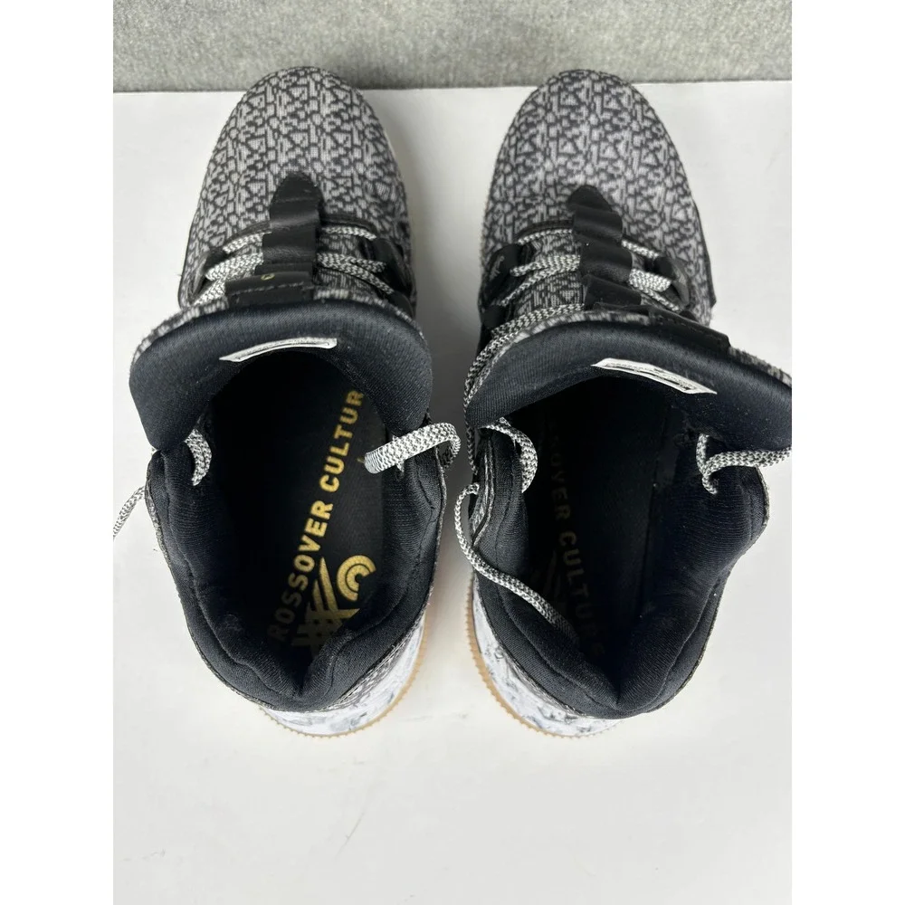 Crossover Culture Sniper LP2 Basketball Shoes Size 9 Black White Geometric